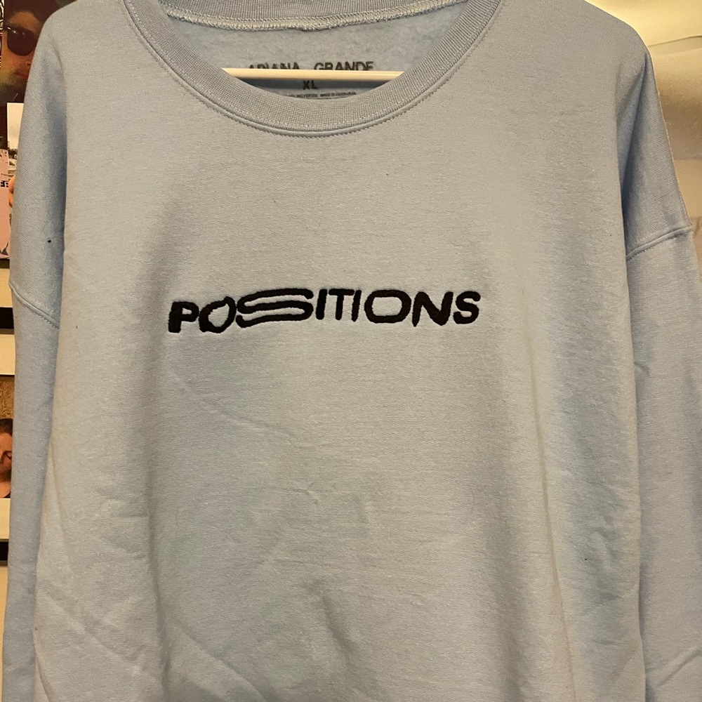 Ariana Grande Positions Blue Crew